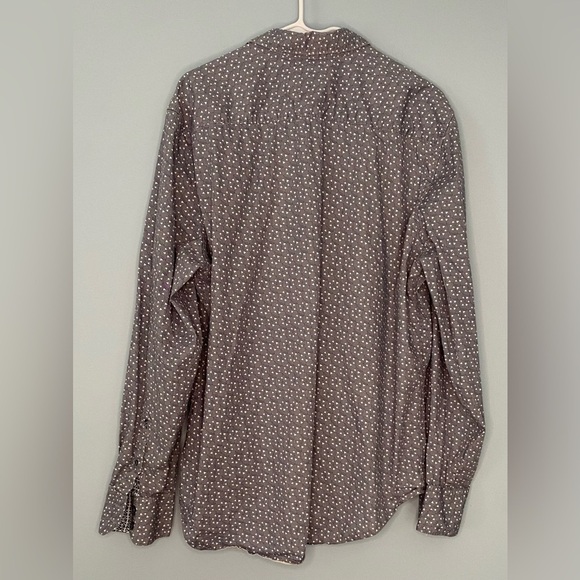 Robert Graham Shirt Men's XL Geometric Blue Button Up Classic Fit Flip Cuff - Picture 2 of 9